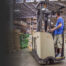 Crown forklift in the Crown Packaging warehouse operation
